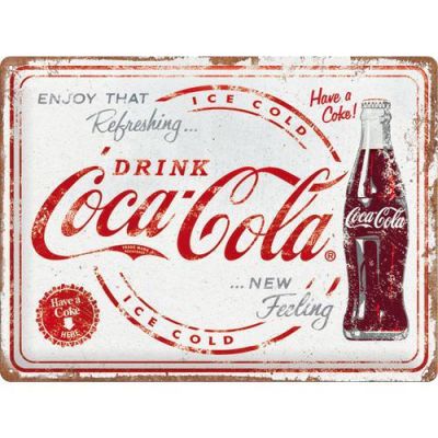 Coca Cola Retro Logo Tablica 30x40cm Reklama Szyld
